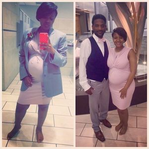 Asos maternity dress